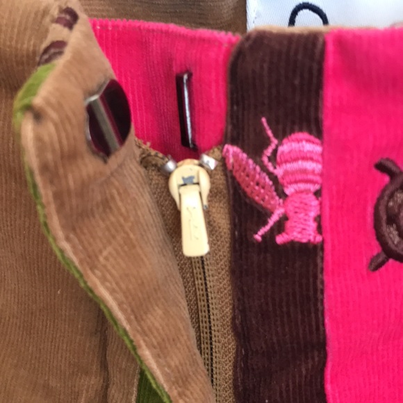 Vintage Lilly Pulitzer Patchwork Cords Pants - Picture 5 of 13